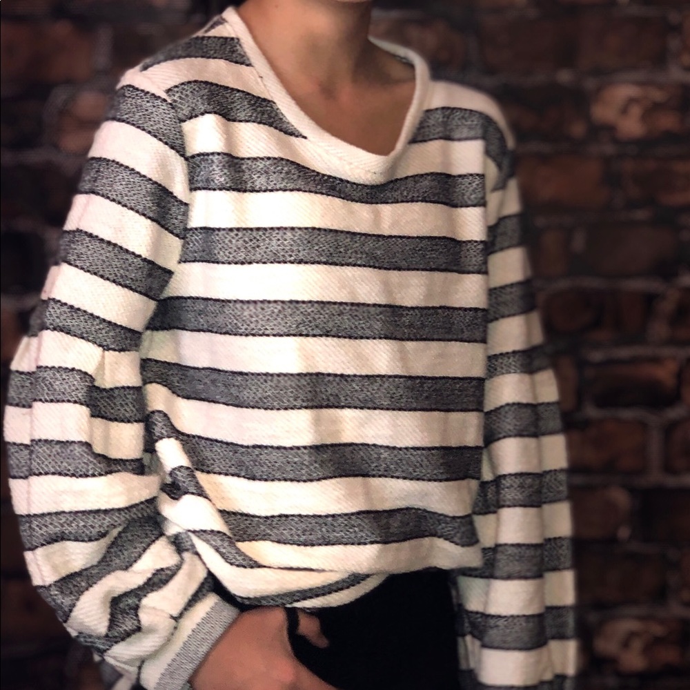 NWT striped pullover sweater